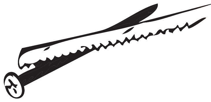Cutting a fixing screw to length