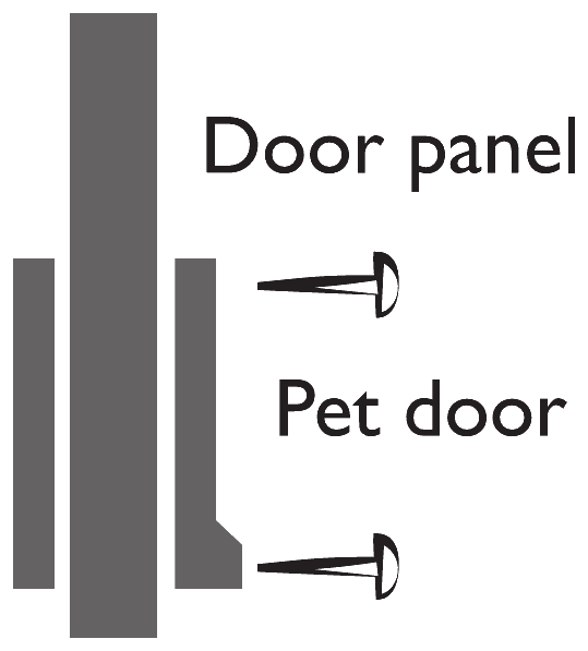 Outer and inner frame slip joint through the glass