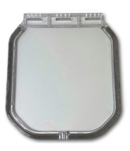 G-IDDRF replacement flap for Dogwalk glass fitting intermediate dog door, 216 × 250 mm