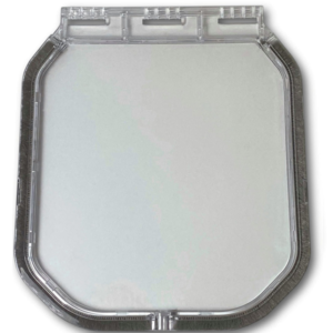 G-IDDRF replacement flap for Dogwalk glass fitting intermediate dog door, 216 × 250 mm