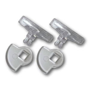 G-LDSDDC clear 4-way locking dial set for Catwalk Maxi glass fitting pet door