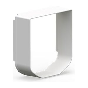 SureFlap Cat Flap Tunnel Extender TUN001WT2 in white, adds 50 mm of tunnel depth for thick doors and walls