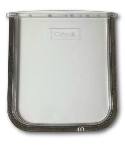 W-CDRF replacement flap with bottom magnet for Catwalk wood fitting cat door, 155 × 170 mm