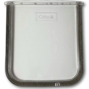 W-CDRF replacement flap with bottom magnet for Catwalk wood fitting cat door, 155 × 170 mm