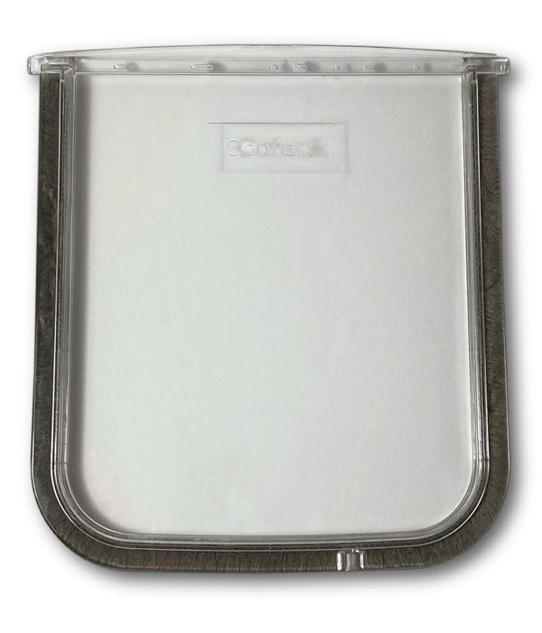 W-CDRF replacement flap with bottom magnet for Catwalk wood fitting cat door, 155 × 170 mm
